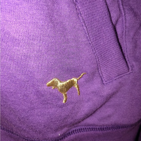 Ladies Purple “LSU” Cardigan - Picture 4 of 11